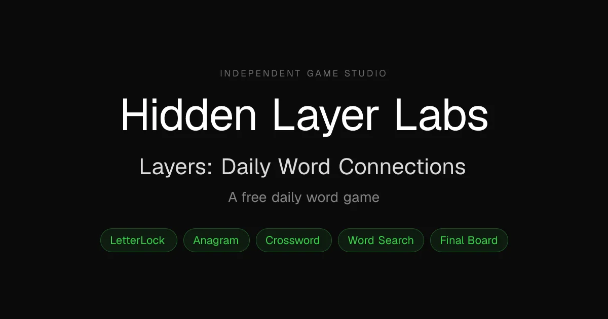 Layers — Puzzles within puzzles